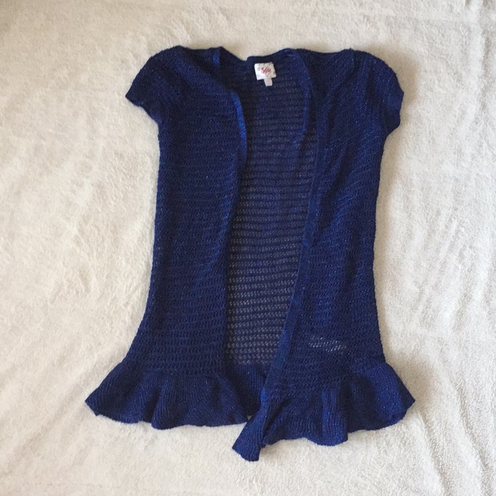 Blue Sparkly Cardigan